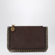 Stella Mccartney Falabella Card Holder In Mahogany