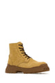 Fendi Beige Suede Fendi Force Light Ankle Boots