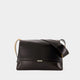 Alexander Mcqueen Black Leather The Slouch Crossbody Bag