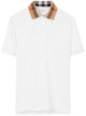 Burberry Check Collar Polo Shirt