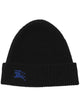 Burberry Black Cashmere Beanie Hat