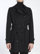 Burberry Black Chelsea Cotton Trench Coat