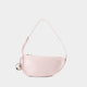 Burberry Pink Leather Knight Small Shoulder Bag