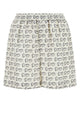 Burberry Printed Silk Shorts