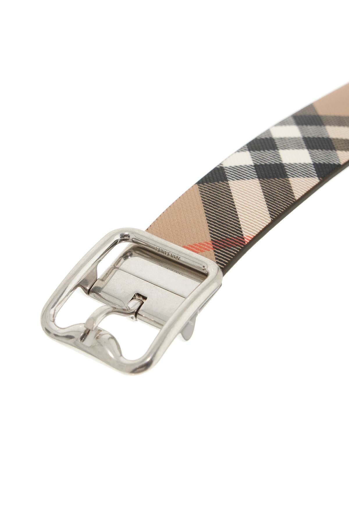 Burberry Printed E-Canvas Reversibile Belt