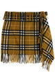 Burberry Embroidered Wool Blend Mini Skirt