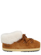 Junya Watanabe Man X New Balance Moon Boot Evx Suede Mules With Sheepskin Trim