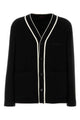 Gucci Black Wool Blend Cardigan