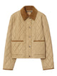 Burberry Quilted Jacket With Snaps