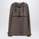 Burberry  Half-Zip Jacket With Check Pattern In Silk Blend