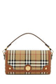 Burberry Printed Canvas And Leather Note Handbag