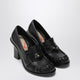 Burberry  Cadet Black Leather Loafers With Heel
