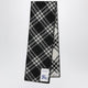 Burberry Black Check Wool Scarf