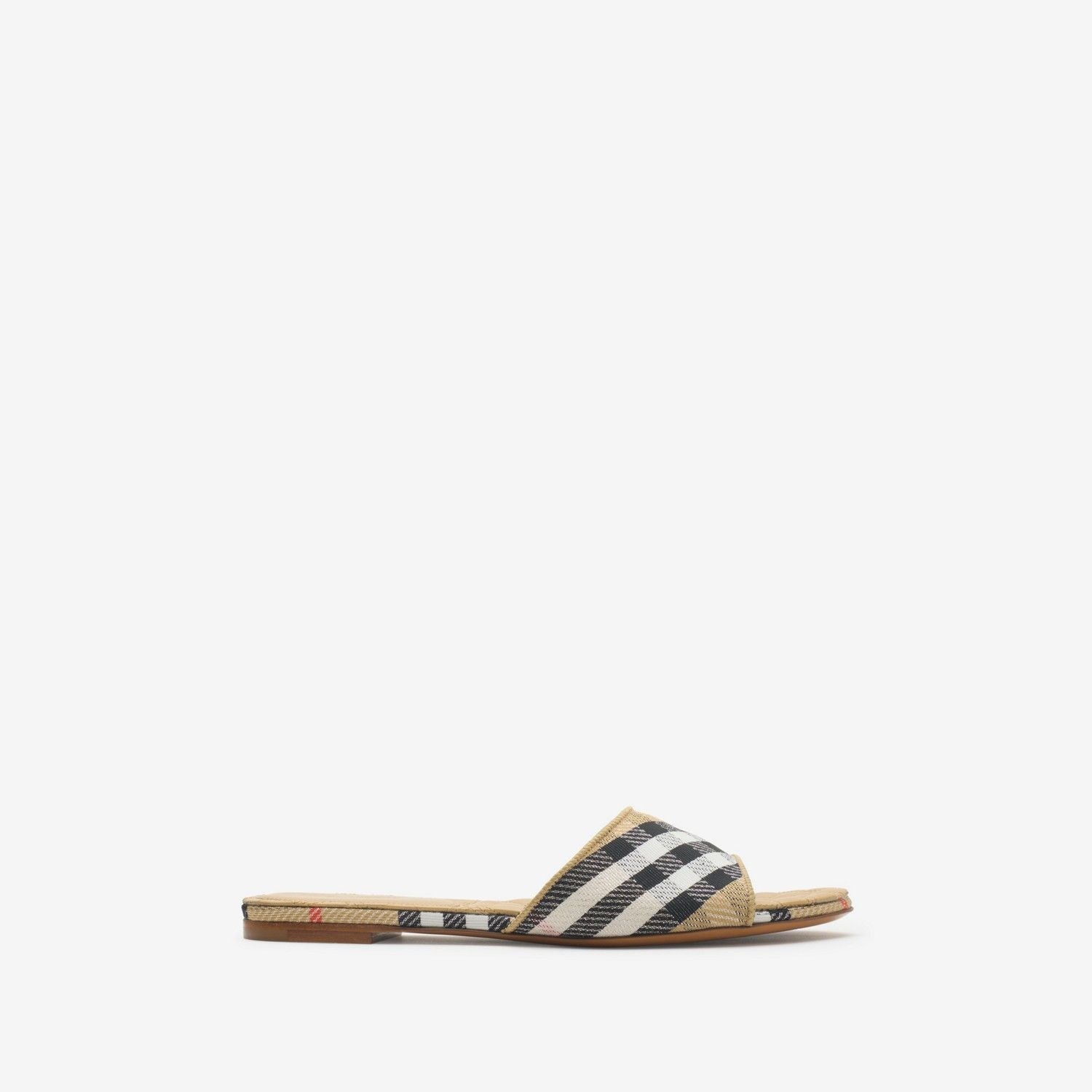 Burberry Lf Sloane Mule Chk Flat