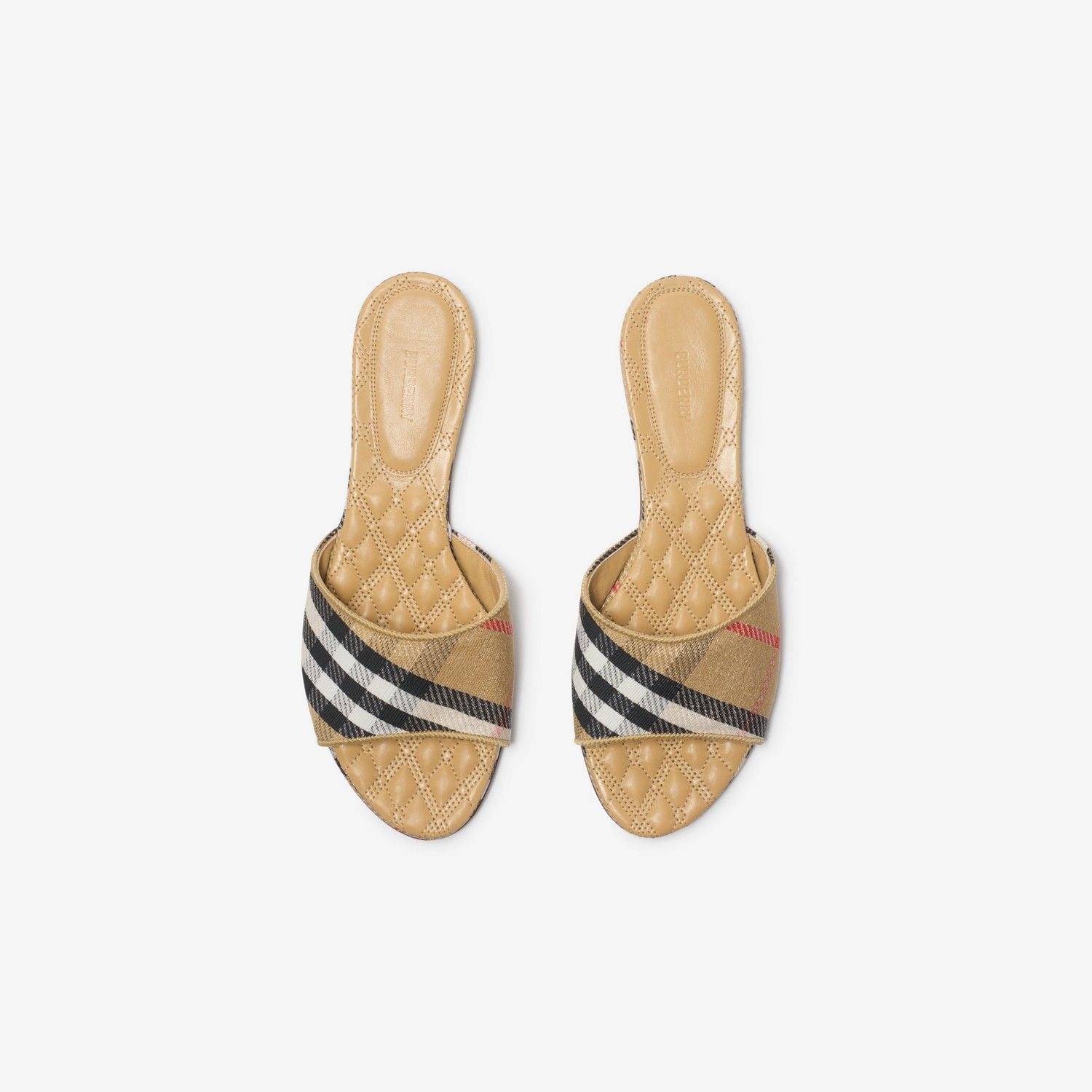 Burberry Lf Sloane Mule Chk Flat
