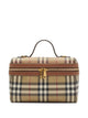 Burberry Check Vanity Bag With Detachable Strap