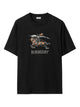Burberry Black Cotton Ryan T-Shirt