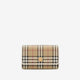 Burberry White Hampshire Bag With Check Pattern