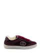 Gucci Red G74 Suede Leather Sneakers