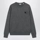 Burberry Grey Wool Crewneck Sweater