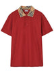 Burberry Check Collar Cotton Polo Shirt