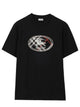 Burberry Check Knight Stamp Cotton T-Shirt