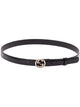 Gucci Black Leather Belt