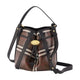Burberry Ll Mini Drawstring Ysa Shoulder Bag -  - Cotton - Brown