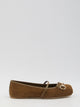 Gucci Biscuit Suede Ballerinas