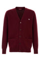 Gucci Burgundy Wool Blend Cardigan
