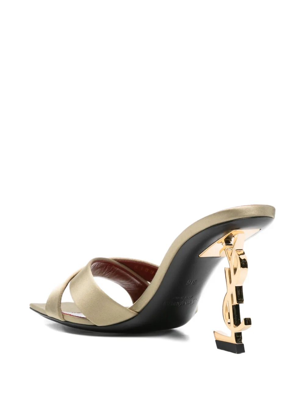Saint Laurent Opyum Satin Sandals