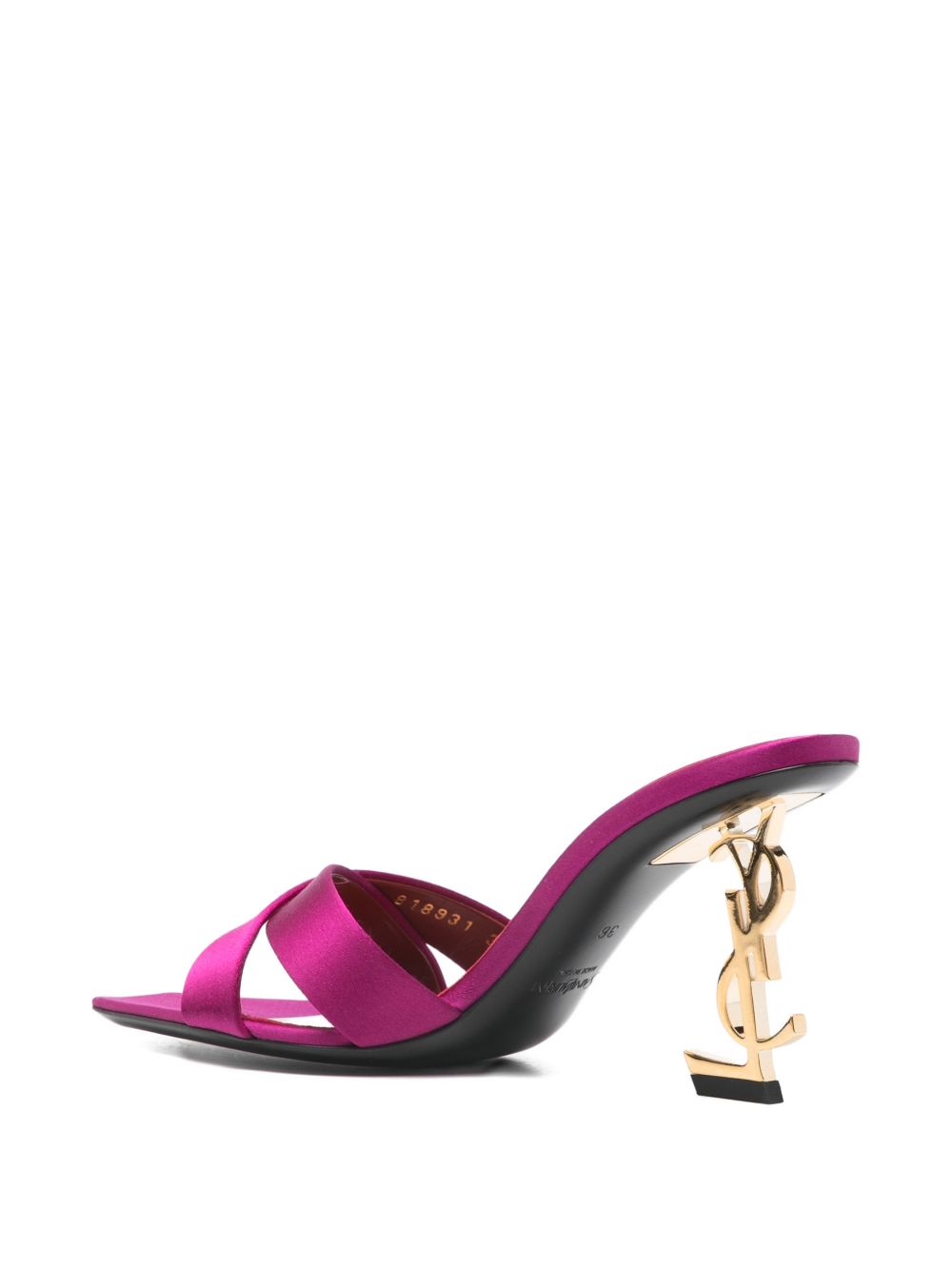 Saint Laurent Mules Opyum In Satin