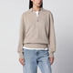 Róhe Stone Mélange Wool And Cashmere Polo Shirt