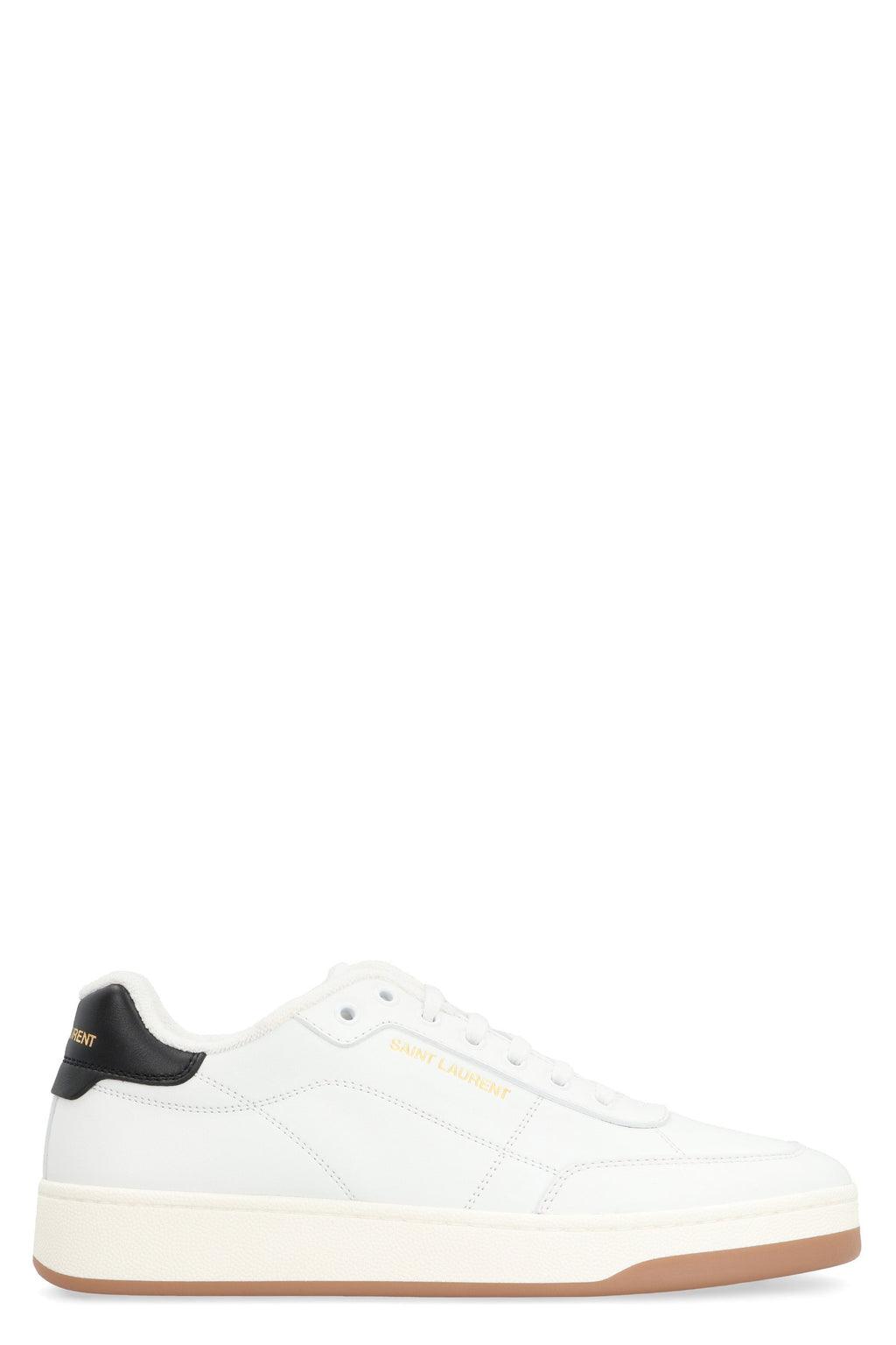 Saint Laurent White Leather Sl/61 Sneakers