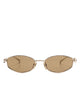 Gucci Golden Metal Sunglasses