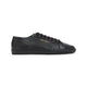 Saint Laurent Black Gym Sneakers In Smooth Leather