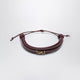 Saint Laurent Cassandre Multiwrap Leather Bracelet