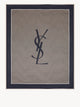 Saint Laurent Blue Silk Pareo Stripes