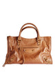 Balenciaga Women`S Le City Bag Medium In Camel