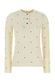 Bottega Veneta Embroidered Cotton Blend Sweater