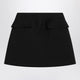 Alexander Mcqueen  Black Wool Mini Skirt