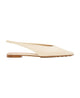 Bottega Veneta Ivory Leather Sofia Ballerinas