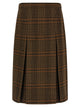 Saint Laurent Prince Of Wales Skirt