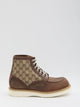 Gucci  Laced Ankle Boot With Gg Insert