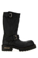 Balenciaga Slate Leather Venom Boots