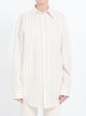 Saint Laurent Striped Cotton Cassandre Shirt