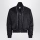 Alexander Mcqueen  Black Nylon Zip Bomber