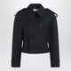 Alexander Mcqueen Midnight Blue Wool Trench Coat