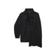 Balenciaga  Asymmetric Black Silk Blouse With Scarf