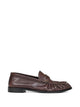 Saint Laurent Brown Le Loafer Leather Loafers